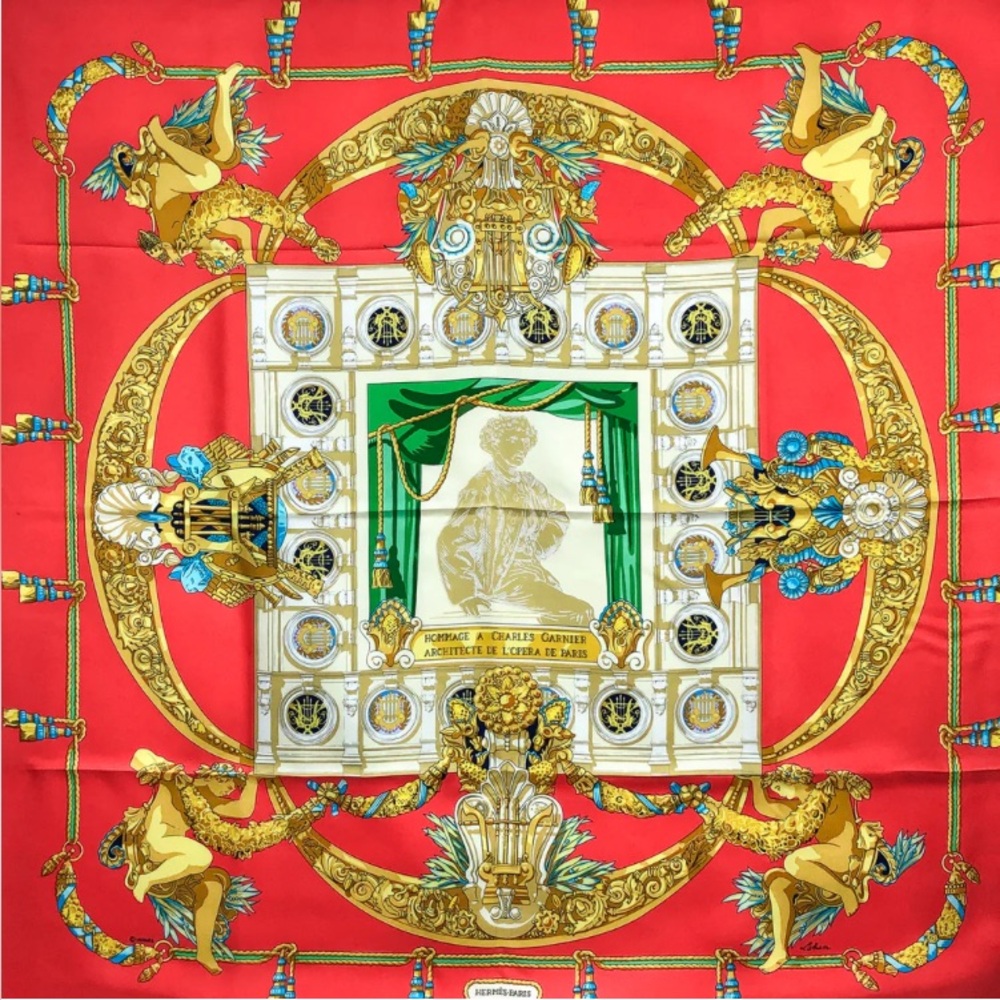 Hermes Vintage Silk Scarf 90cm x 90cm
